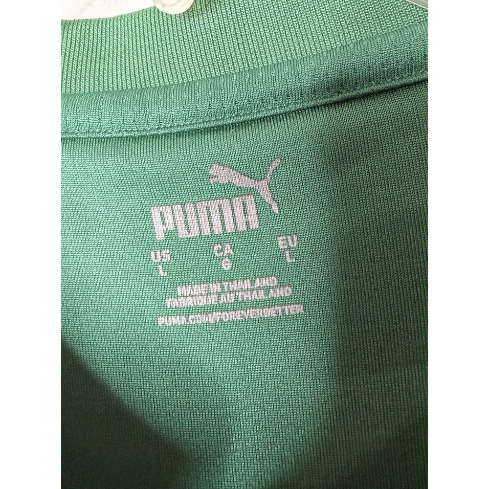 Puma Cameroon 1998-99 Era Retro World Cup Home Soccer Jersey Men L Green Yellow - Picture 6 of 10